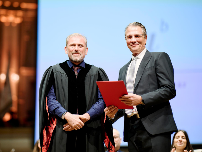 Stefan Tschanz bei der Preisverleihung